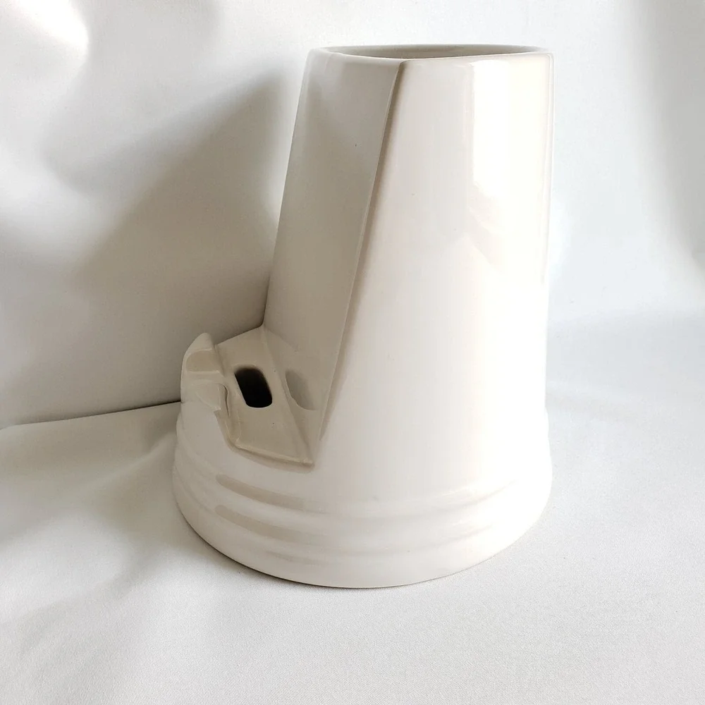 Dillards Southern Living Utensil Holder And Tablet Stand White Stoneware